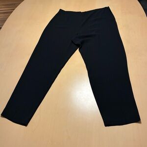 Eileen Fisher Lantern Pant in Black Silk size M
